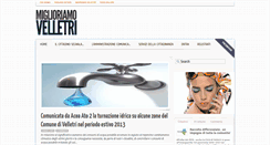 Desktop Screenshot of miglioriamovelletri.it